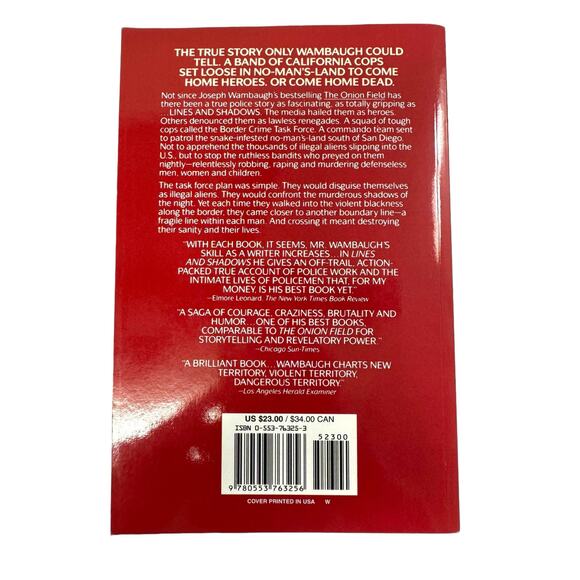 Lines and Shadows by Joseph Wambaugh (1995, Paperback) - Picture 2 of 6